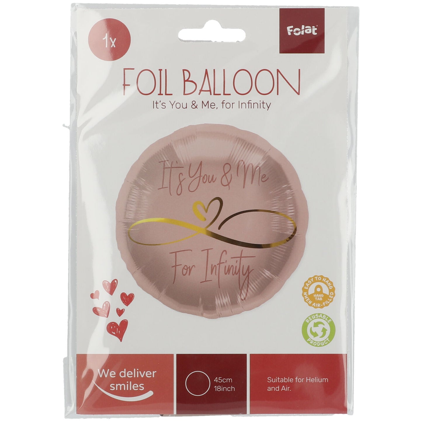 Infinity Love Folienballon - 18"/45cm