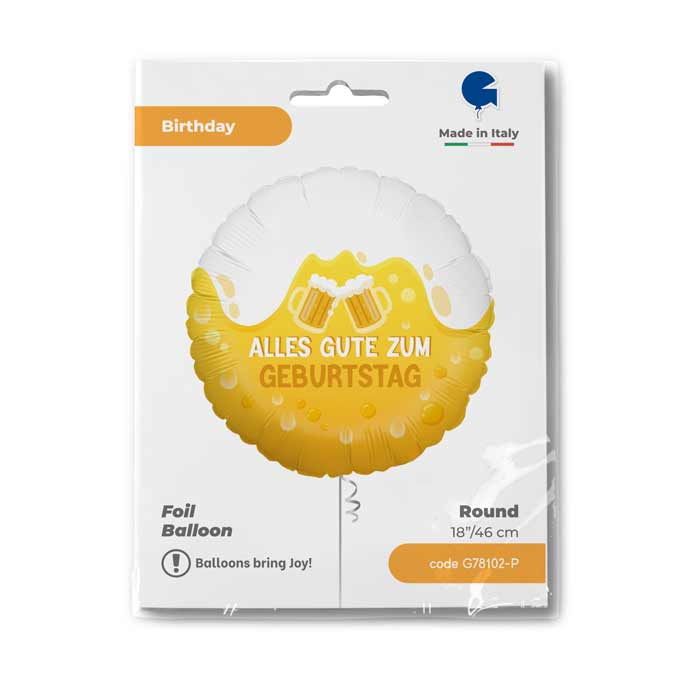 Prost Bier Folienballon - 18"/46cm