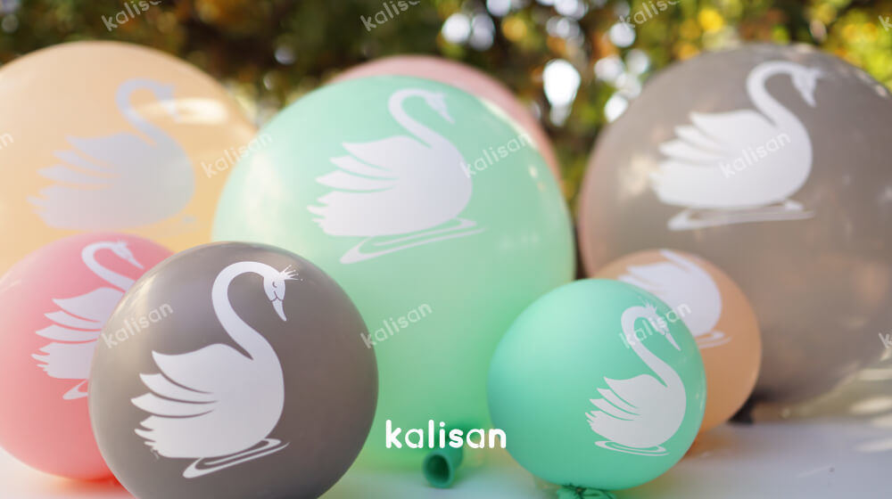 Schwan Latexballon Mix - 10 St. - 12"/30cm