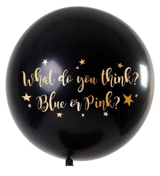 Ballon Gender Reveal Mädchen Metallic - 90cm