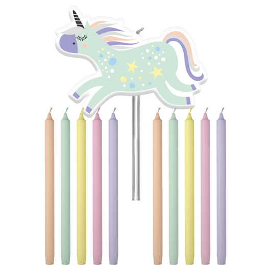 Kerzen Unicorns & Rainbows