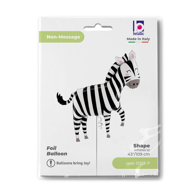 Zebra Folienballon - 43"/109cm