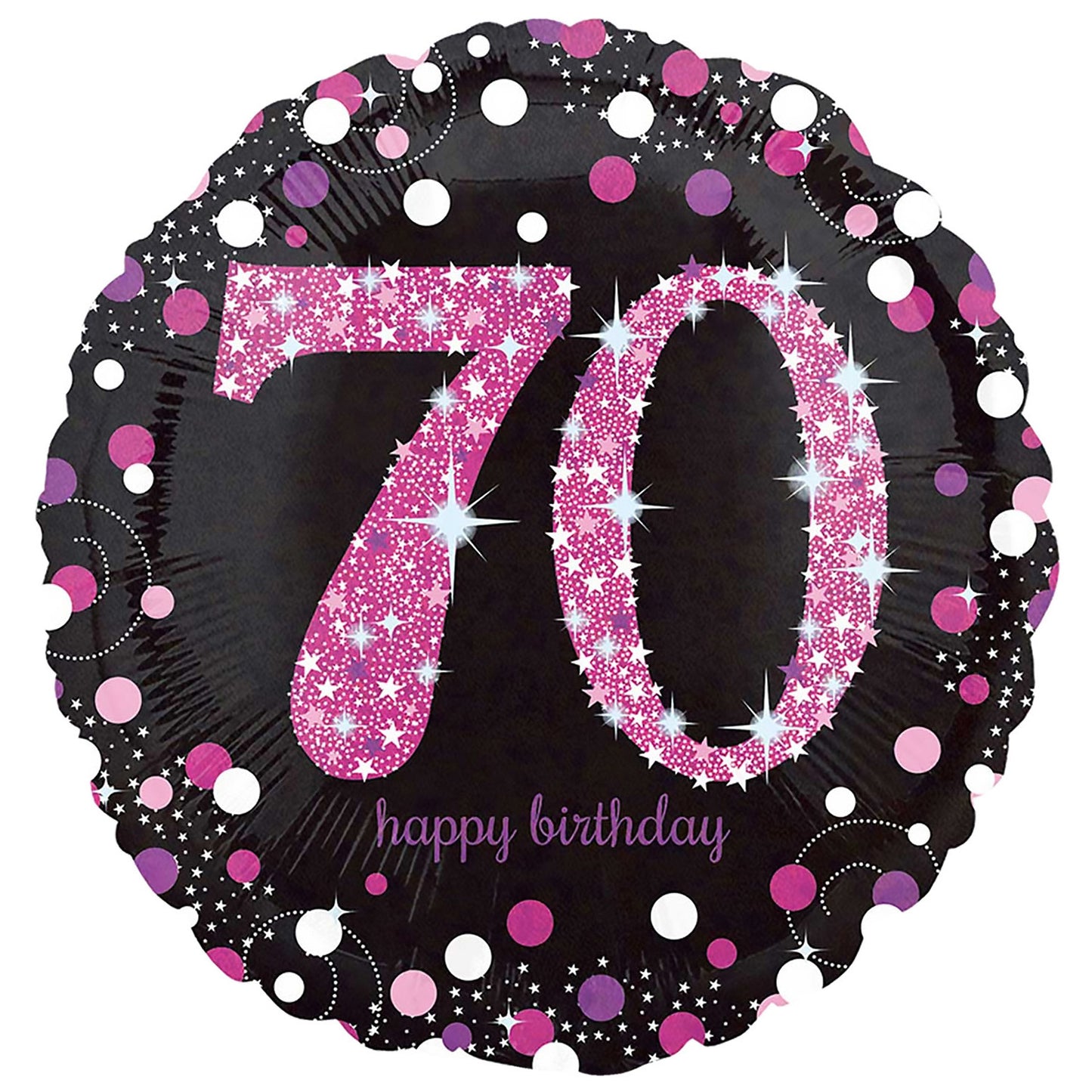 Pink Holographic Celebration 70 - 18"/45 cm