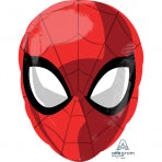 Spider-Man Head Folienballoon - 17" / 43cm