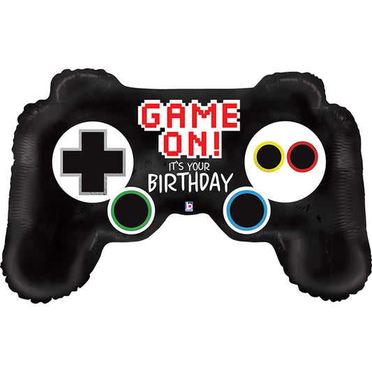 Game Controller Birthday Folienballon - 32"/81cm