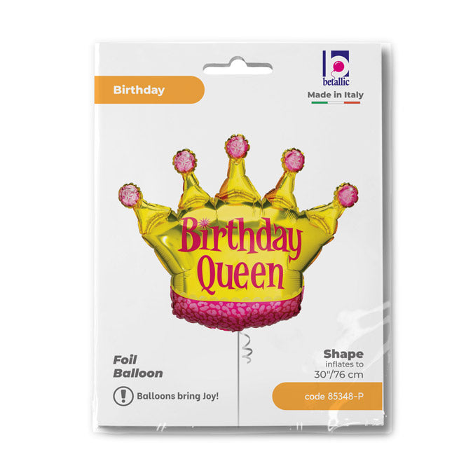 Birthday Queen Folienballon - 30"/76cm