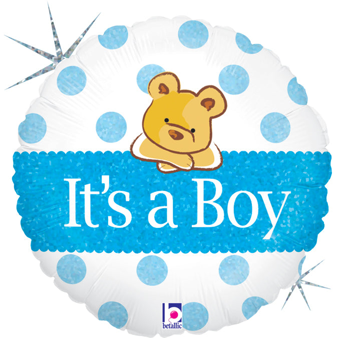 It's a Boy Bär Folienballon - 18"/46cm