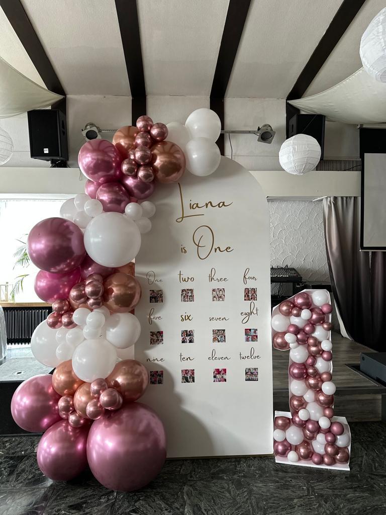 DIY Mosaik Ballon Rahmen - Nummer 1