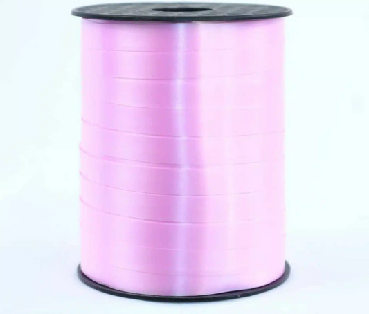 Pink Geschenkband - Ballonband - Polyband - 10mm x 250m