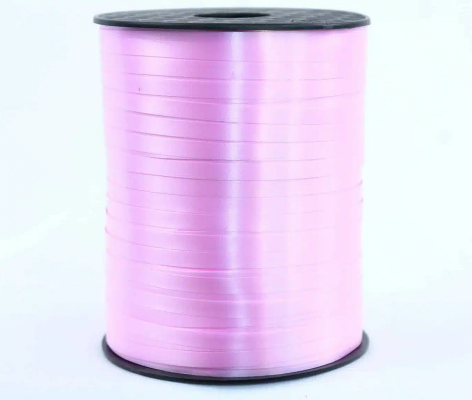 Pink Geschenkband - Ballonband - Polyband - 5mm x 250m