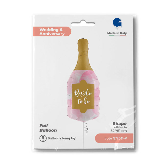 Bride to be Champagner Flasche Folienballon - 32"/81cm