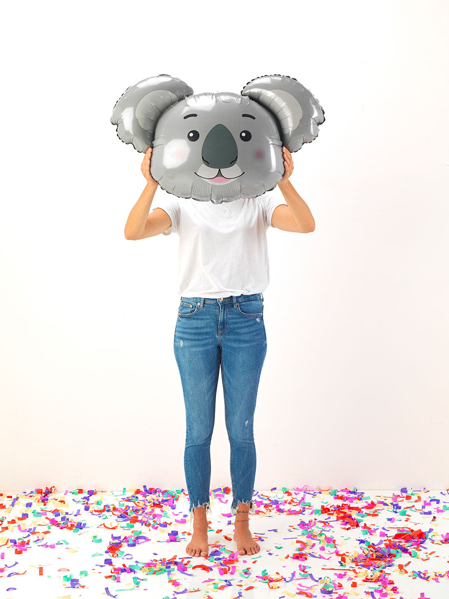 Koala Kopf Folienballon - 29"/74cm