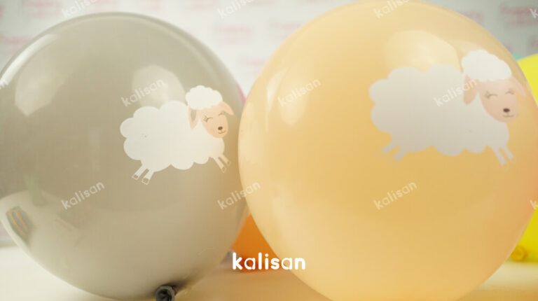 Kleines Lamm Latexballon Mix - 10 St. - 12"/30cm